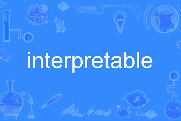interpretable