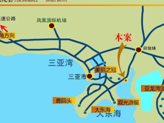 金色年華海景小區位置圖