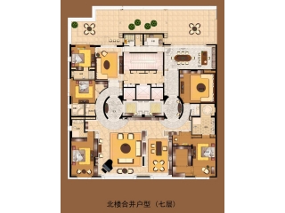 北京飯店二期公寓霞公府戶型圖