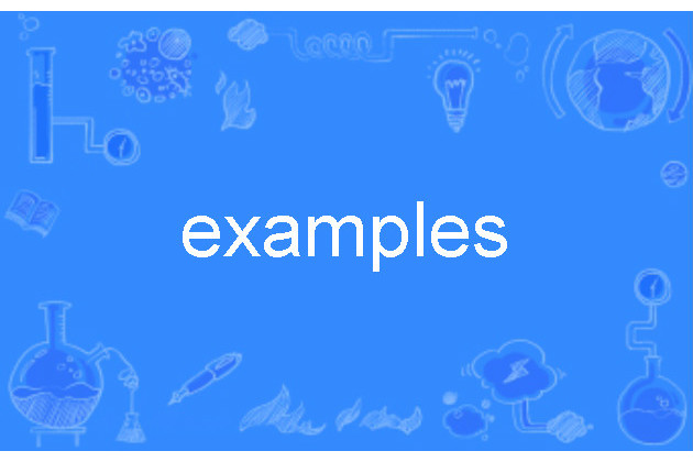 examples examples