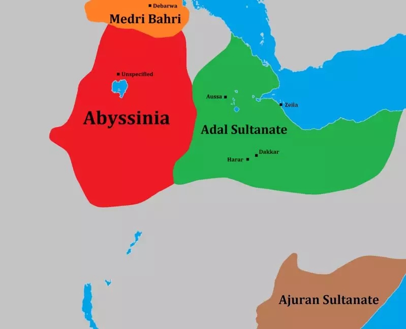 埃塞爾比亞王國與阿達爾蘇丹國的對峙