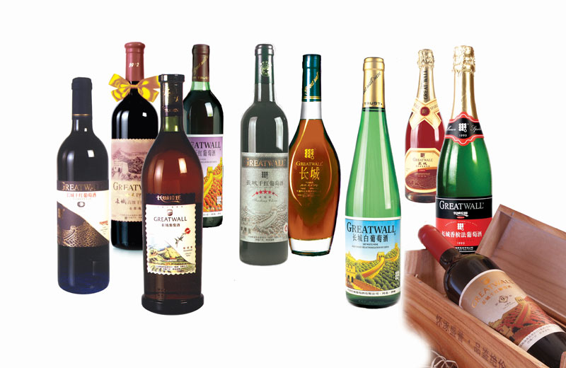中糧酒業的長城葡萄酒系列產品