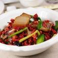 藠頭炒臘肉 藠頭炒臘肉