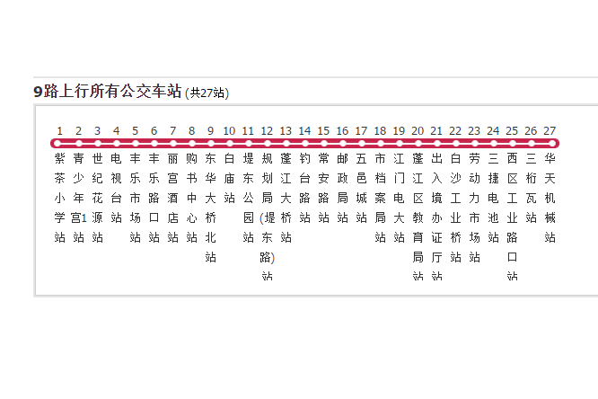 江門公交9路 江門公交9路