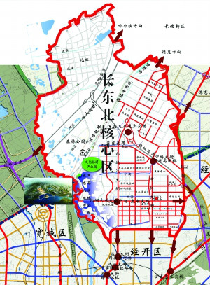 長東北核心區區域路網圖