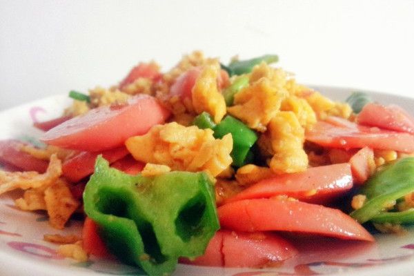 火腿炒青椒 火腿炒青椒