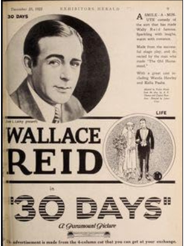 Thirty Days(美國1922年James Cruzea執導的電影)