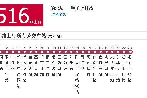 陽泉公交516路