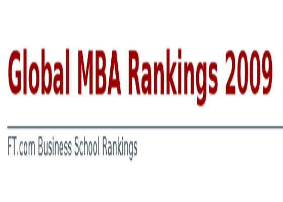 2009年《金融時報》全球EMBA排名