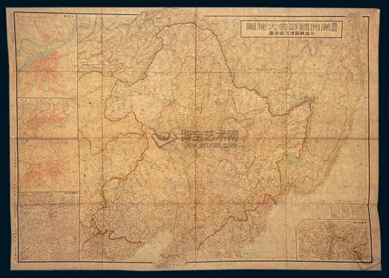 偽滿洲國地圖