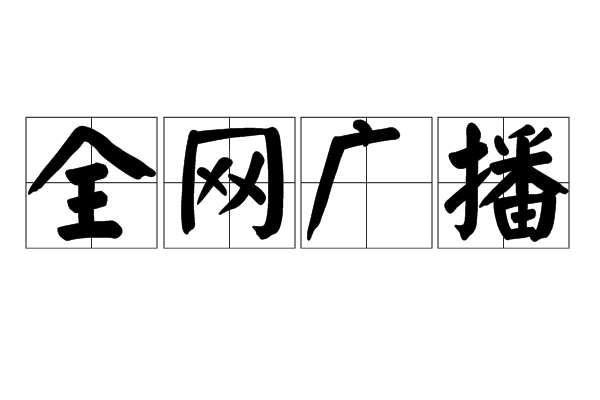 全網廣播 全網廣播