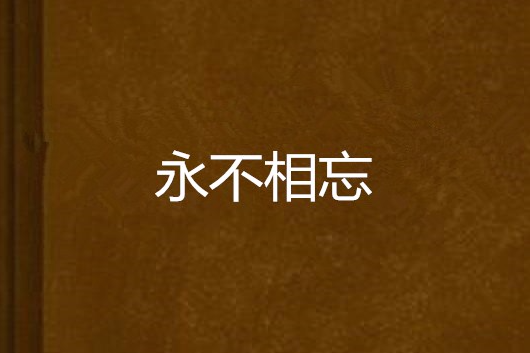 永不相忘(小說) 永不相忘(小說)