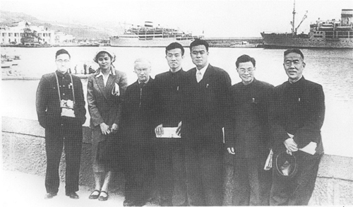1958年訪蘇代表團留影