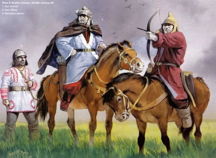 橫掃羅馬邊境的匈人騎兵