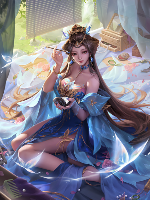 段巧笑(遊戲《三國殺》中的武將牌) 段巧笑(遊戲《三國殺》中的武將牌)
