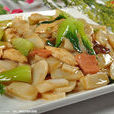 青菜炒年糕 青菜炒年糕