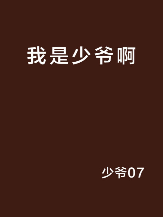 我是少爺啊 我是少爺啊
