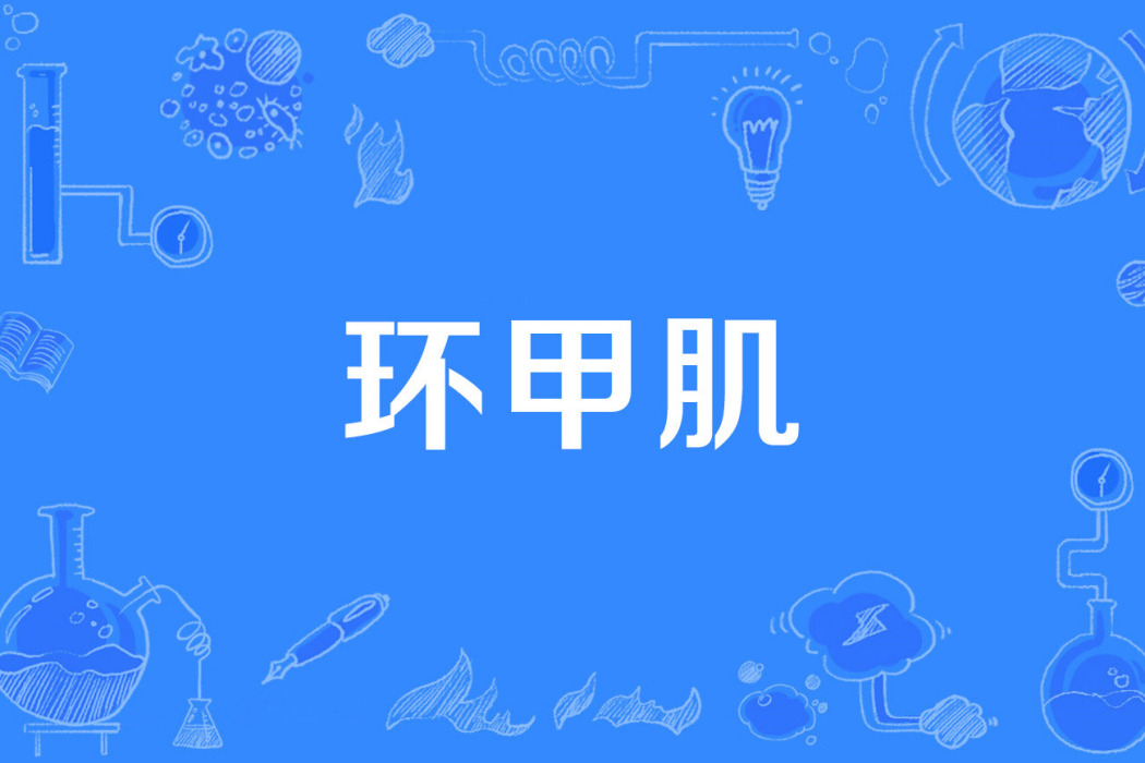 環甲肌 環甲肌