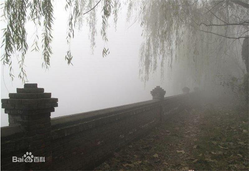 太溪池霧景