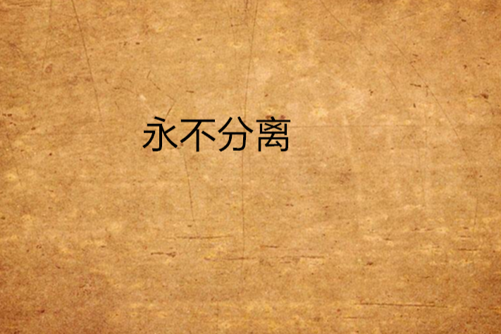永不分離(小說) 永不分離(小說)