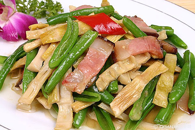 醬肉炒箭筍