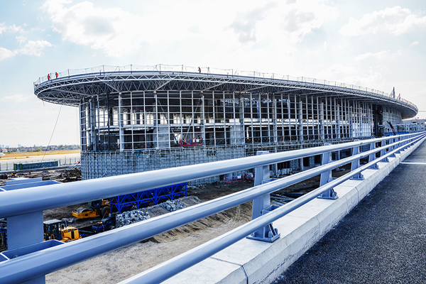 建設中的南通興東國際機場新航站樓（2018年11月）