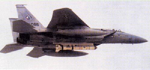 美國F-15飛機攜帶的反衛星飛彈