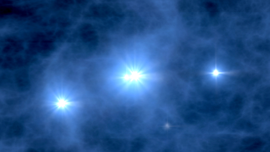 模擬的大霹靂之後4億年的第一代恆星