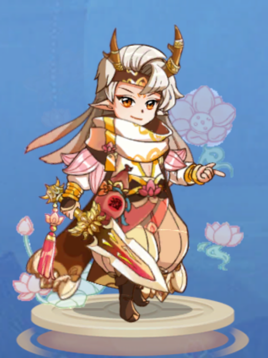 李白(遊戲《無雙萌將》中的魔族英雄角色) 李白(遊戲《無雙萌將》中的魔族英雄角色)