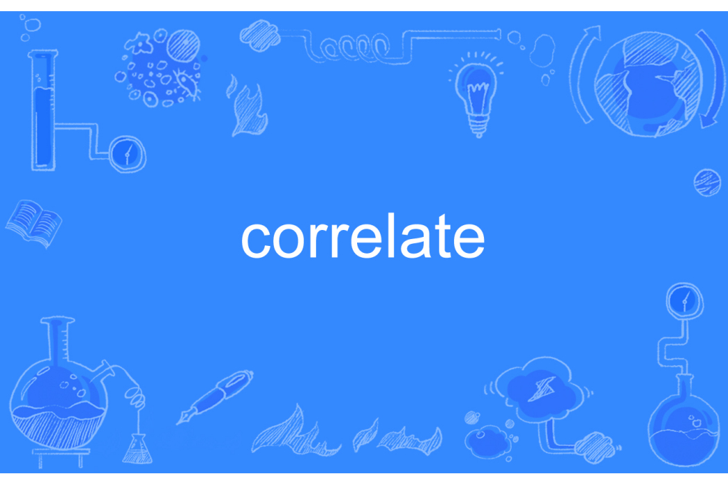 correlate correlate