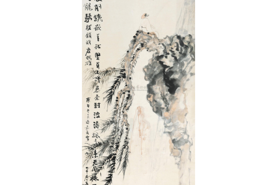 松巢高士圖