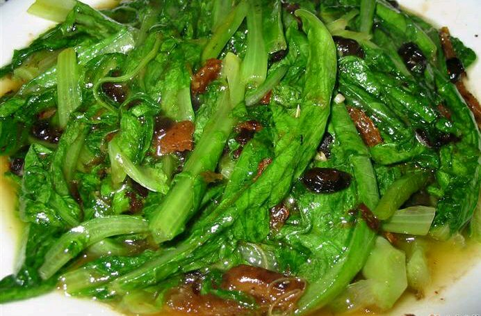 豆鼓鯪魚油麥菜