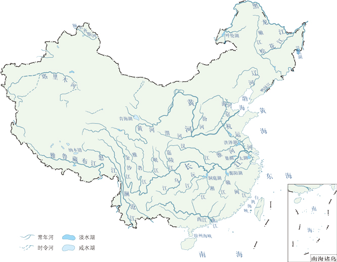 中國河流和湖泊