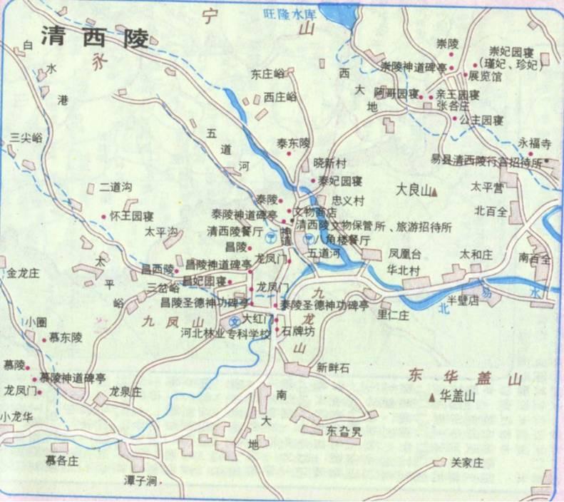 清西陵地圖
