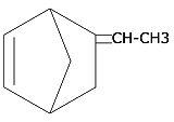 乙叉降冰片烯(ENB)分子結構