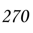 270(自然數之一)