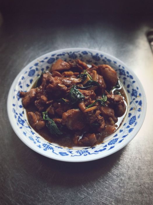 羅勒炒雞肉 羅勒炒雞肉