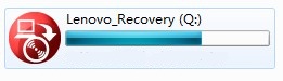 計算機上Lenovo Recovery的圖示