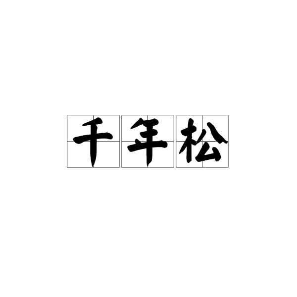 千年松(植物) 千年松(植物)