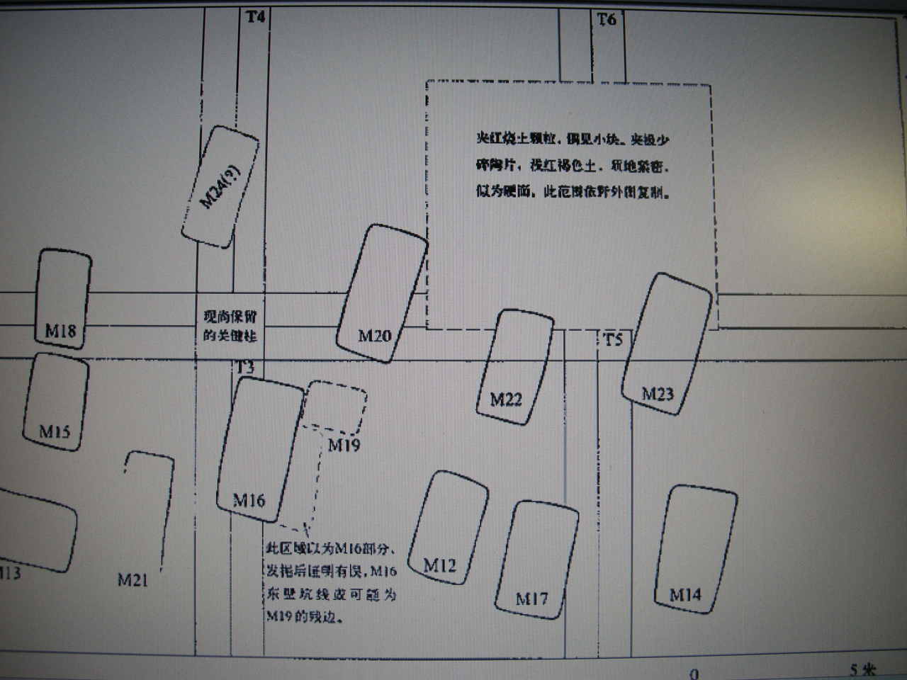 反山墓地平面圖