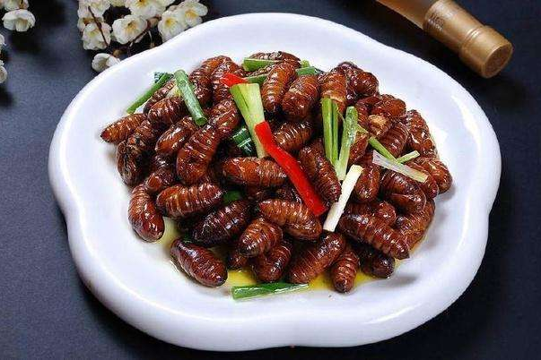 香炒蠶蛹 香炒蠶蛹