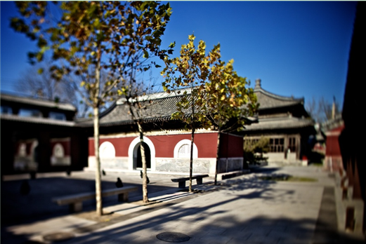 修復後的智珠寺內部景觀