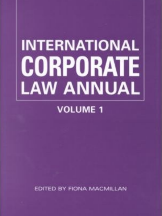 International Corporate Law International Corporate Law