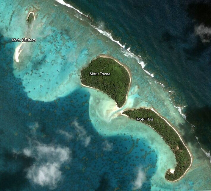 土布艾島東北三礁嶼