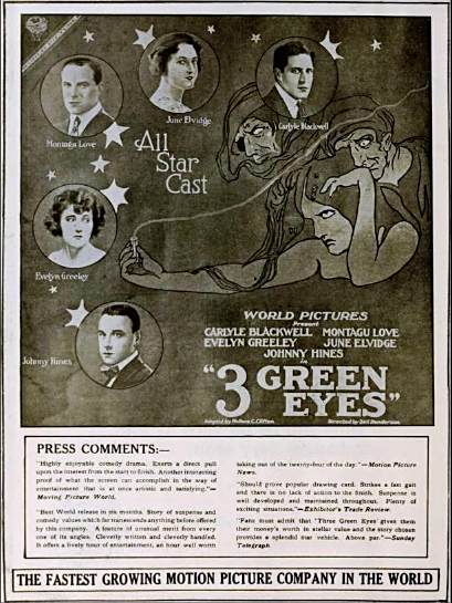 Three Green Eyes Three Green Eyes