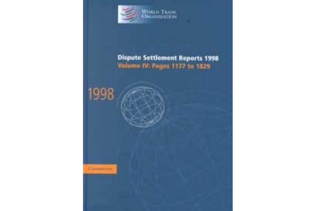 Dispute Settlement Reports 1998 Dispute Settlement Reports 1998