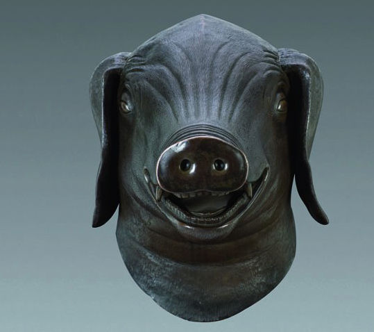 豬首銅像