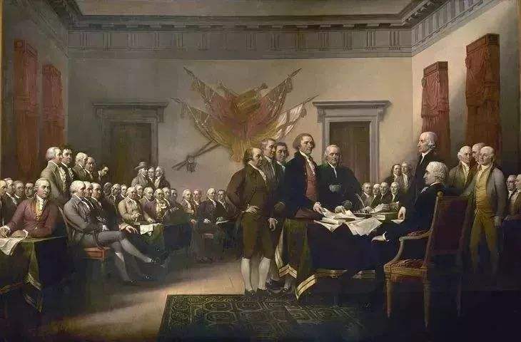 五人委員會向大陸會議提交《獨立宣言》