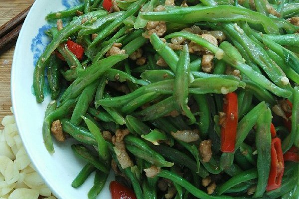 扁豆絲炒肉 扁豆絲炒肉