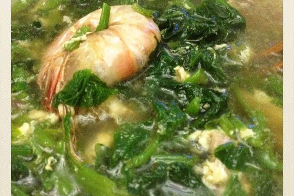 菠菜麵湯 菠菜麵湯